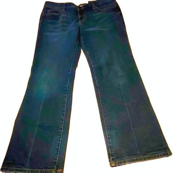 Ann Taylor LOFT Cotton Spandex Blend Slim Boot Denim Blue Jeans Size 10P - Picture 6 of 11